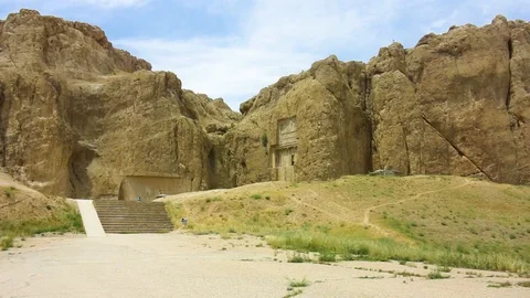 Persepolis Naqsh-e Rustam 01 Vídeo Stock 100708023