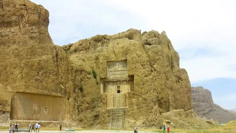 Persepolis Naqsh-e Rustam 02 Vídeo Stock 100714902