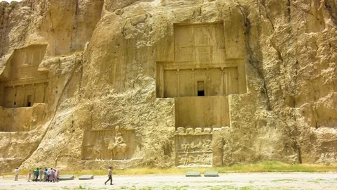 Persepolis Naqsh-e Rustam 03 Vídeo Stock 100708065