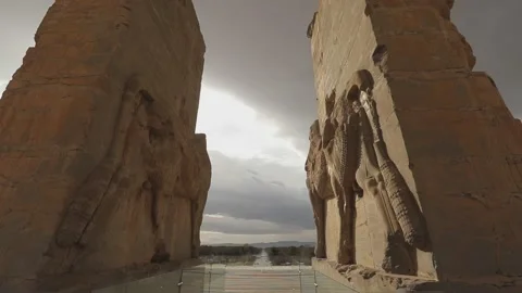 Persepolis Nationals Gate Video stock 224075644
