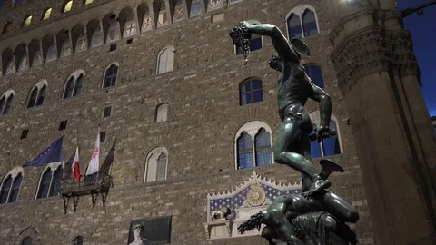 The Perseus of Cellini Stock Footage 73664210