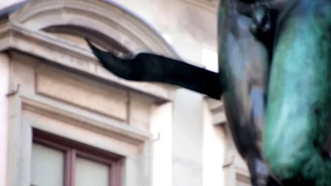 Perseus with the Head of Medusa Stock Footage 74062601