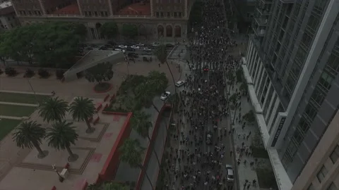 Pershing Square Stock Footage 132167633