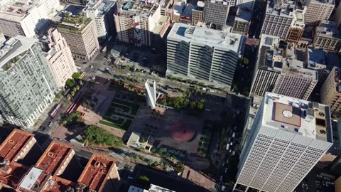 Pershing Square Los Angeles Video stock 329935544