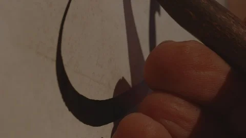 Persian calligraphy Video stock 120316112