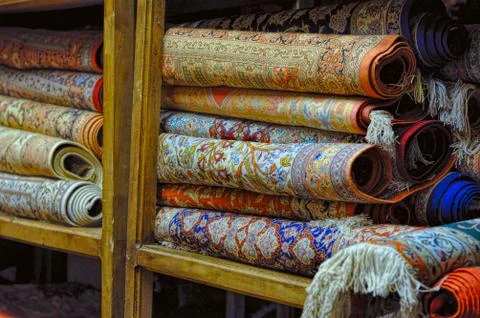 Persian carpets Foto stock