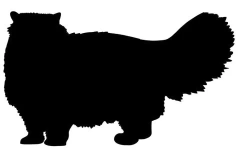 Persian Cat Stock Illustration