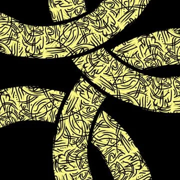 Persian circles background Stock Illustration