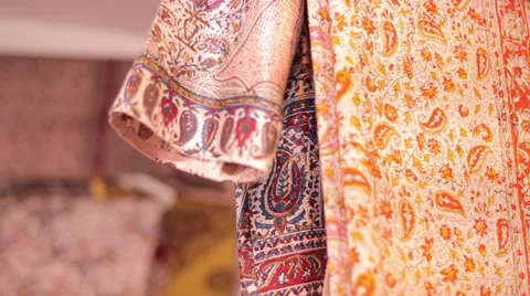 Persian Cloth Stock Footage 39685359
