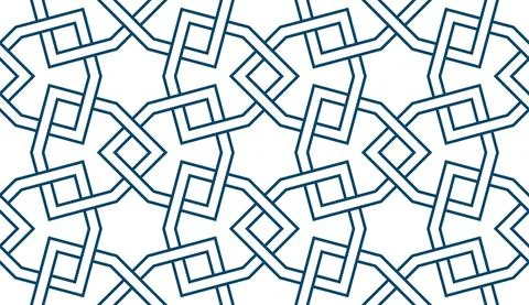 Persian geometric Islamic pattern of Ramadan cards Stock Illustration