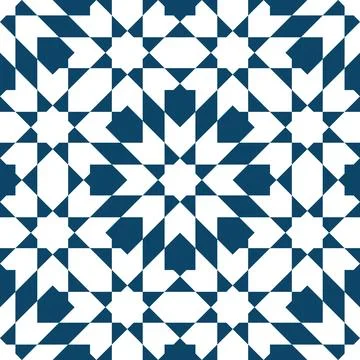 Persian geometric Islamic pattern for Ramadan card Stock Illustration