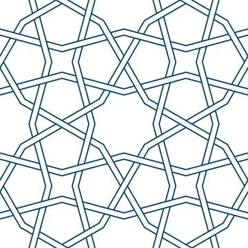 Persian geometric mosaic pattern for Ramadan card Stock Illustration