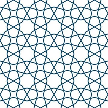 Persian geometric mosaic pattern for Ramadan card Stock Illustration