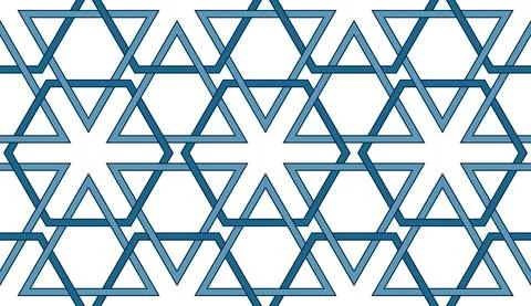 Persian geometric mosaic pattern for Ramadan card Stock Illustration