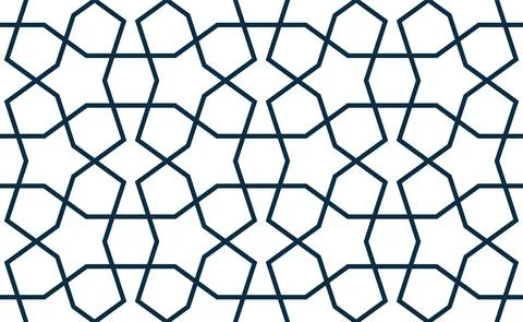 Persian geometric mosaic pattern for Ramadan card Stock Illustration