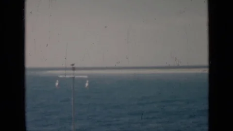 PERSIAN GULF-1947: Shot Of The Ocean And... | Stock Video | Pond5