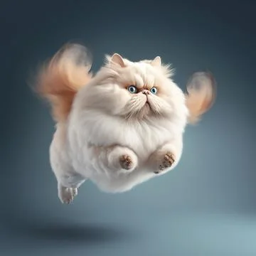 Persian Jumping Stock Illustration