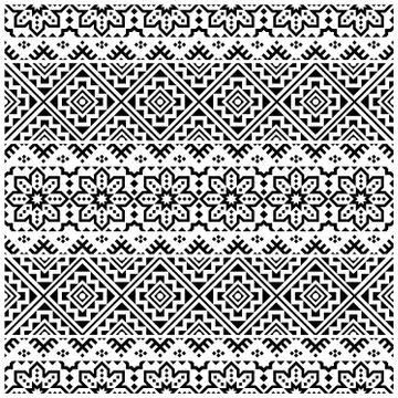 Persian Seamless Ethnic Pattern design vector. Illustration of Ornament Patte Stock Illustration
