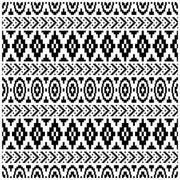Persian Seamless Ethnic Pattern design vector. Illustration of Ornament Patte Stock Illustration