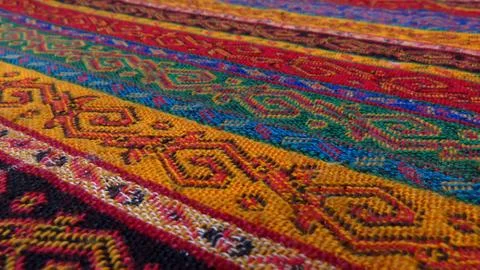 Persian Tapestry at Bazaar Stock Photos