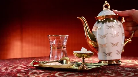 Persian Tea Stock-Footage 44761626