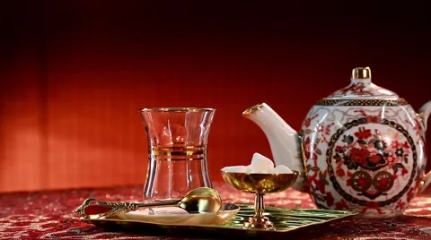 Persian Tea Stock-Footage 44761638