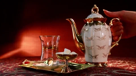 Persian Tea Stock-Footage 44762488