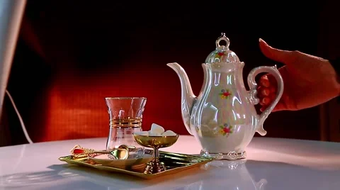 Persian Tea Stock-Footage 44762695