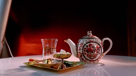 Persian Tea Stock-Footage 44762798
