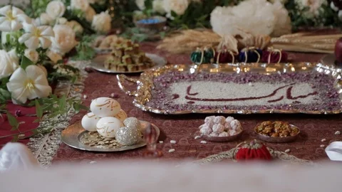 Persian wedding Stock Footage 86684324