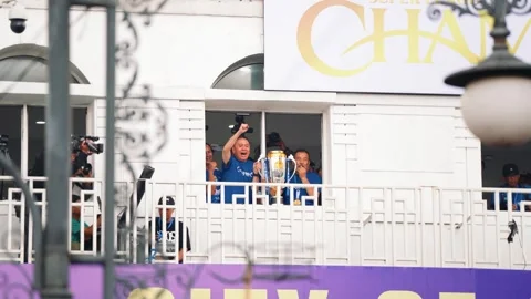 Persib Champion Celebration Trophy Parade With Bobotoh Stock Footage 335647746