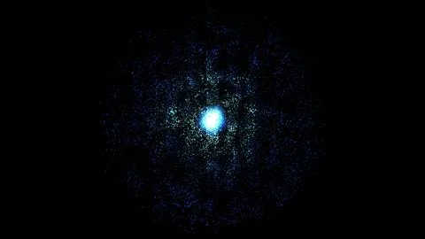 Persid meteor shower time lapse, rotating galaxy star line loop animation b.. 스톡 일러스트