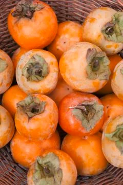 Persimmon background Stock Photos