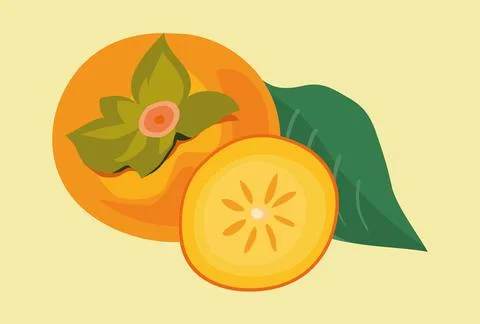 Persimmon Concept Illustration Stock Illustration