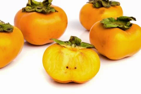 Persimmon frui. Stock Photos