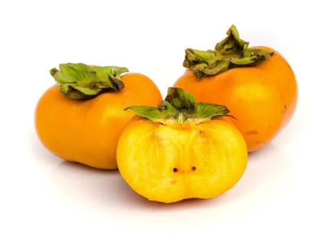 Persimmon frui. Stock Photos