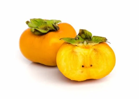 Persimmon frui. Stock Photos