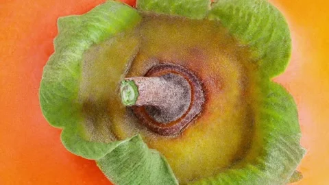 Persimmon fruit, close-up 스톡 동영상 310797468