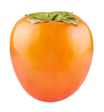 Persimmon fruit isolated Stock Photos