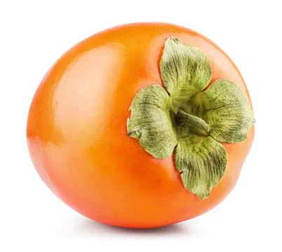Persimmon fruit isolated Stock Photos