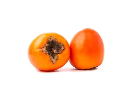 Persimmon fruit isolated on white background. Stock-Fotos