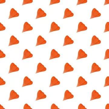 Persimmon fruit pattern creating sweet autumn background Stock Illustration