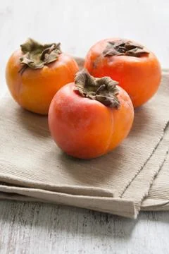 Persimmon fruit Stock Photos