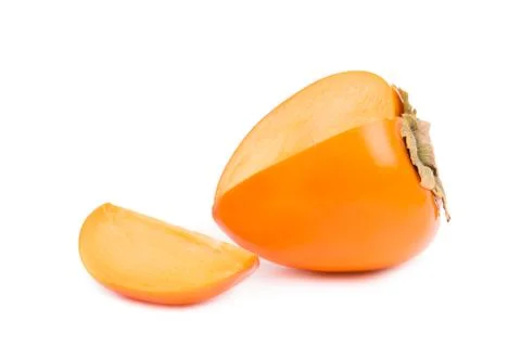Persimmon fruit on a white background Foto stock