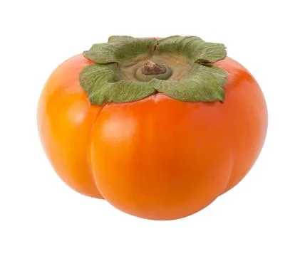 Persimmon isolated with clipping path Foto stock