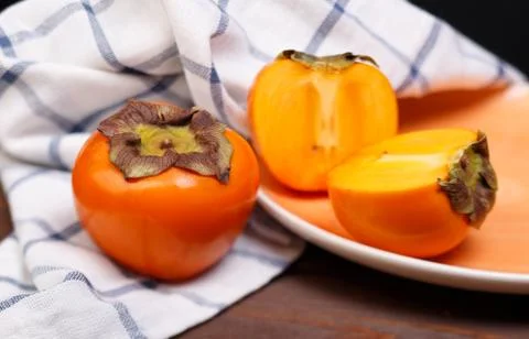 Persimmons Stock Photos