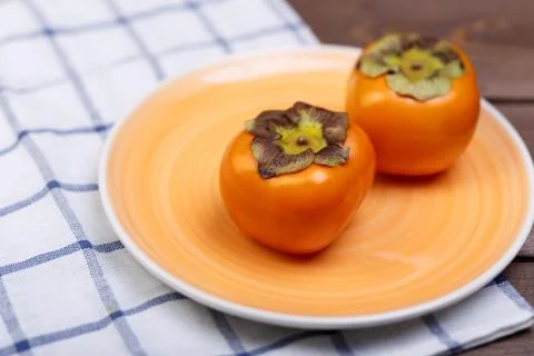Persimmons Stock Photos