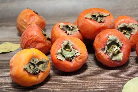 Persimmons Stock Photos