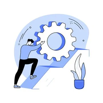 Persistence abstract concept vector illustration. Stock Illustration