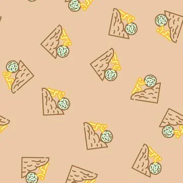 Persistence success life vector seamless pattern 스톡 일러스트